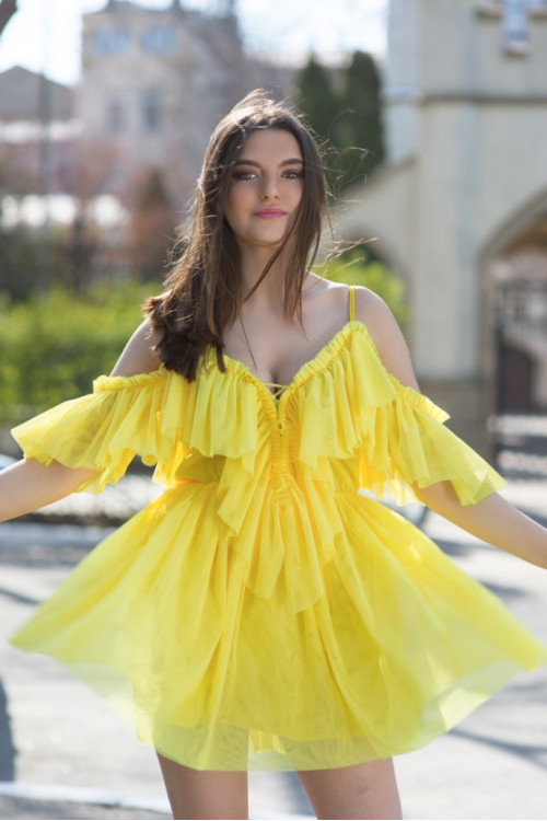 Платье 3416 желтый